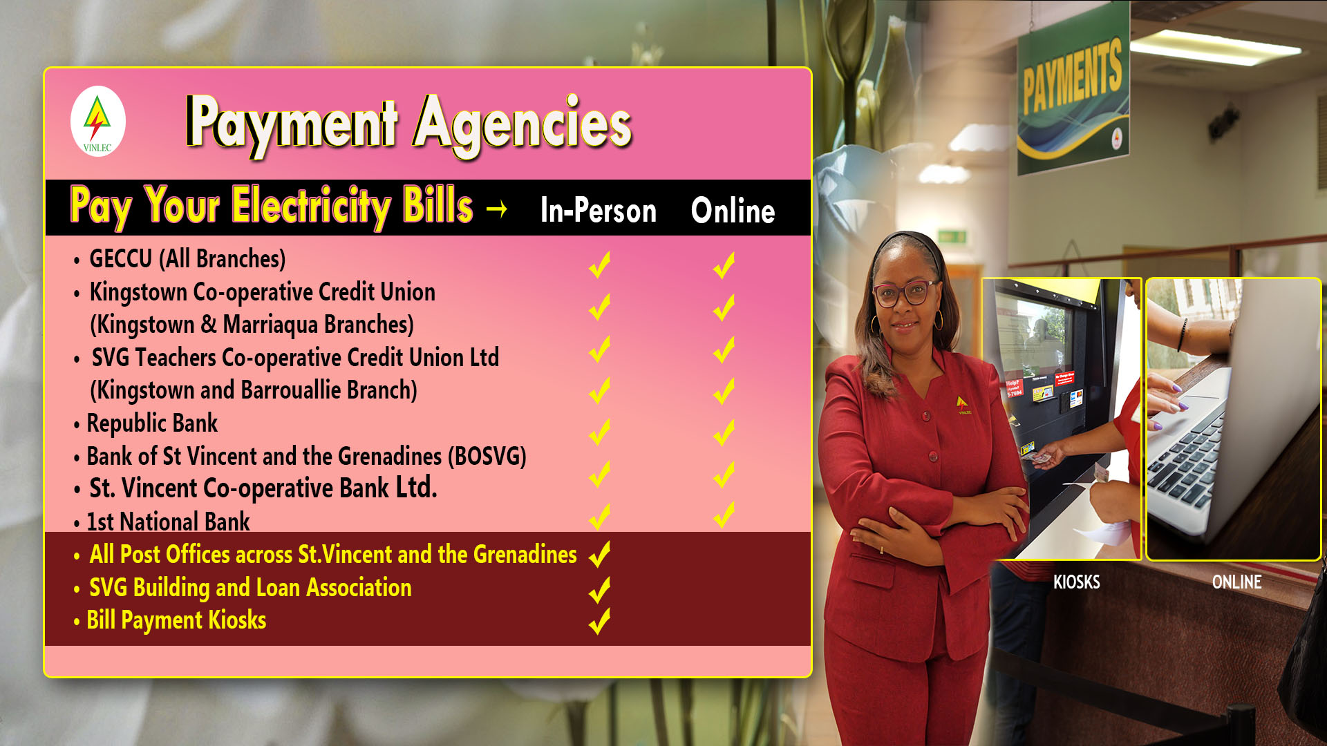 PAYMENT AGENCIES 2025